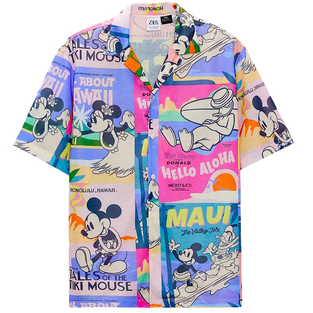 Mickey Mouse Zara Mens Shirt
